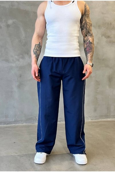 cezstudio Striped Parachute Fabric Sweatpants