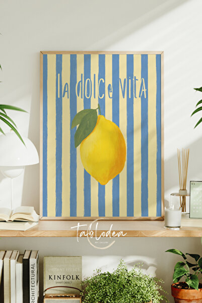 tablodea Retro La Dolce Vita Lemon Kitchen Painting TD Decorativ elegant în s...