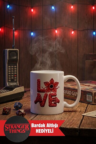 Duxud Stranger Things Themed Demogorgon Valentine's Day Cup - Valentine Thing...