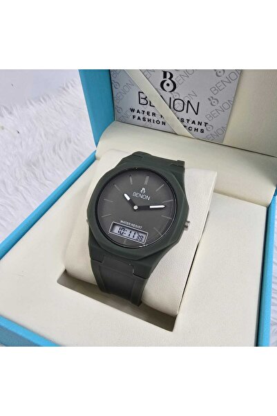 benon (Bennon) Men's Casual Watch - Dual System (Analog and Digital)