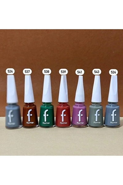 Flormar A range of "Nail Enamel" nail polishes from Flormar, with a long-last...