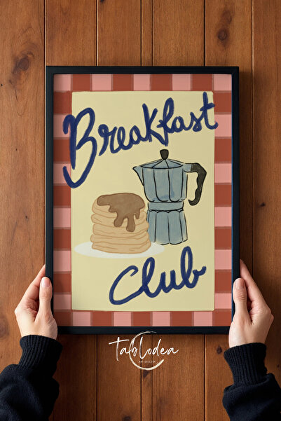 tablodea Breakfast Club Tablou decorativ Pinterest cu litere, stil retro TD, ...