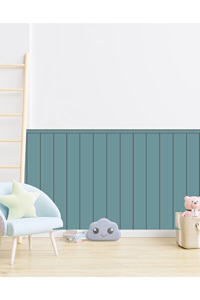 RENKLİ HOBBY Dekoratif İnce Çizgili Duvar Panel Folyosu - Kendinden Yapışkanl...