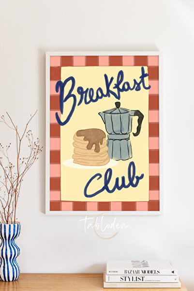 tablodea Breakfast Club Tablou decorativ Pinterest cu litere, stil retro TD, ...