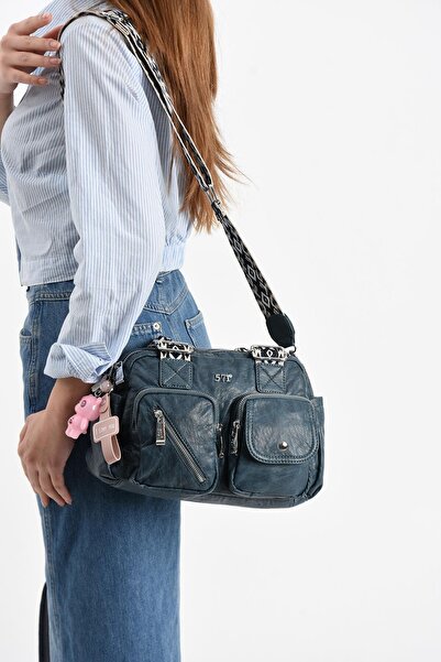 NightLove Faux Leather Shoulder Bag