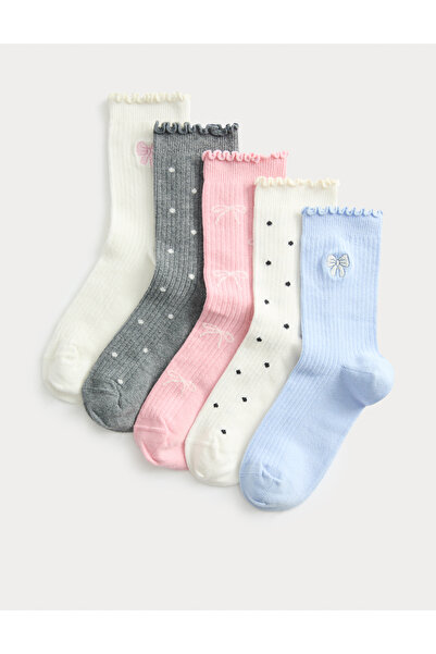 Marks & Spencer 5’li Pamuk Karışımlı Çorap Seti