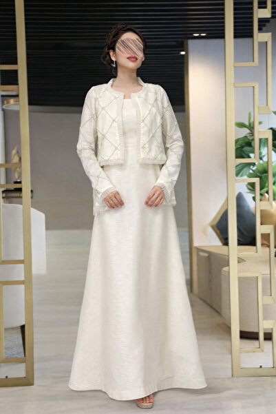 LITSHE Off-white two-piece dress, soft and classic