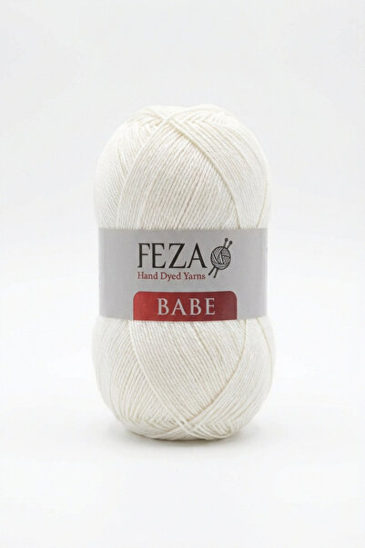 Feza خيط حياكة بيب (قطعتان) - 50% قطن 50% بامبو، 100 جرام 330 متر، خيوط للأطف...