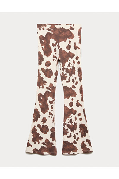 Marks & Spencer Pamuk Karışımlı Geniş Paça Tayt (2-16 Yaş)