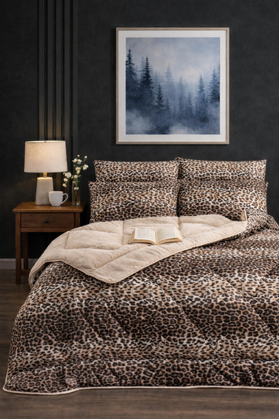 Forev ExtraSoft 4 Mevsim Welsoft Puf Yorgan ve Yastık Seti - 195x215