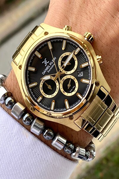 Daniel Klein Exclusive Steel Strap Men's Wristwatch, All Functions Active, 2 ...