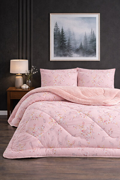 Forev ExtraSoft 4 Mevsim Welsoft Puf Yorgan ve Yastık Seti - 195x215