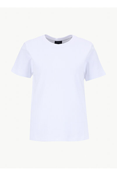 Fabrika Beyaz Kadın Regular Fit T-Shirt F4WL-TST0758-Y