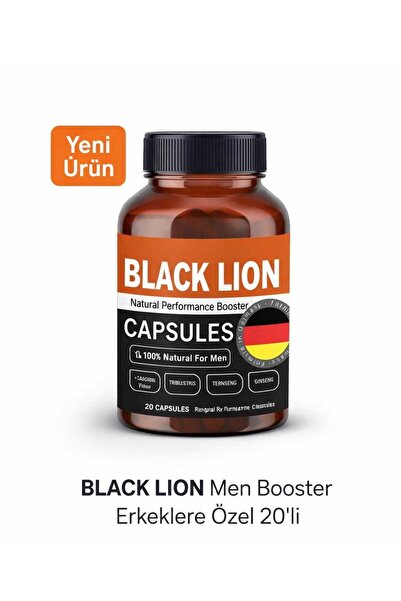 HBPAVM BLACK LION Men Booster 20’li Kapsül – Erkekler için Günlük Destek