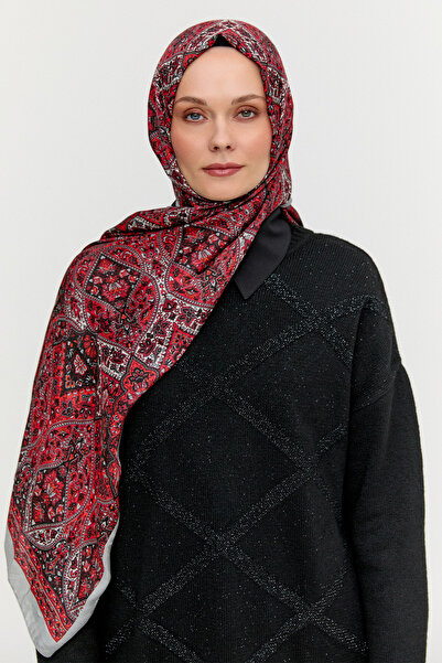 Setrms Monokrom Desenli Modal Şal