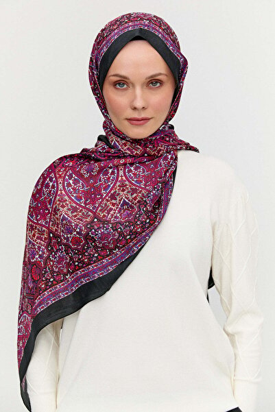 Setrms Monokrom Desenli Modal Şal