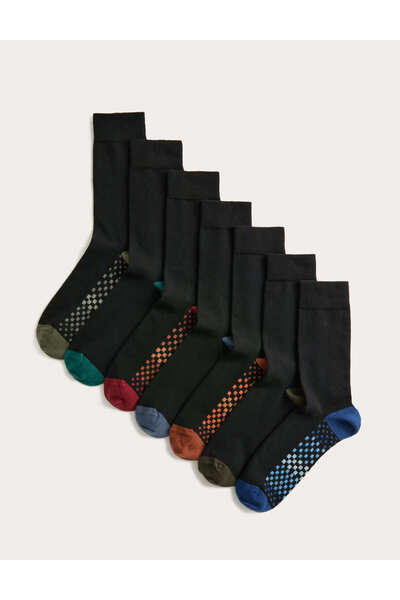 Marks & Spencer 7'li Detaylı Çorap Seti
