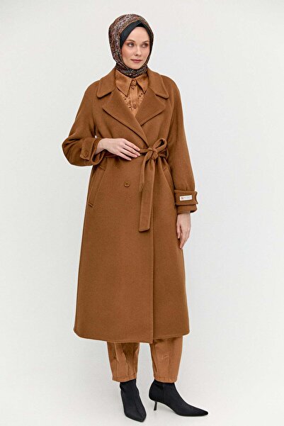 Setrms Yün Kruvaze Kaban