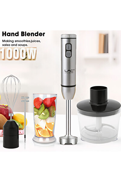 Little YELLOW Duck Immersion Blender 5 in 1 Hand Blender Heavy Duty Motor, 12...