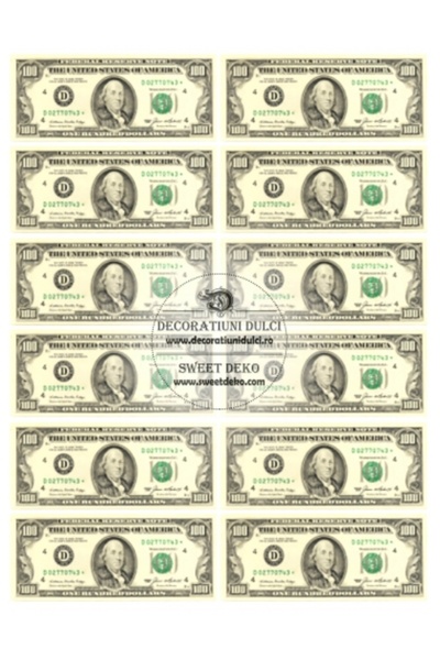 Decoratiuni Dulci Edible Image $100 - Uncut