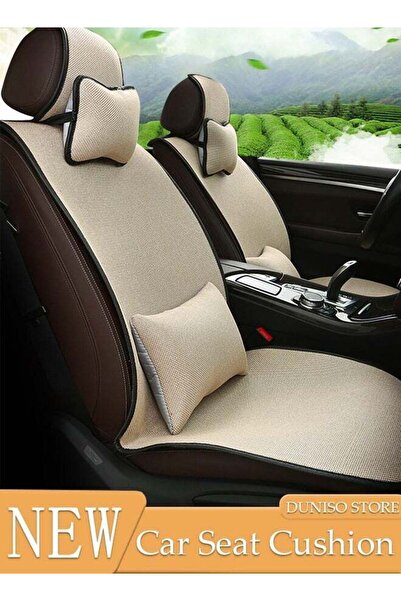 DOMEET 1pcs Auto Breathable Universal Four Seasons Front Car Seat Covers Luxu...