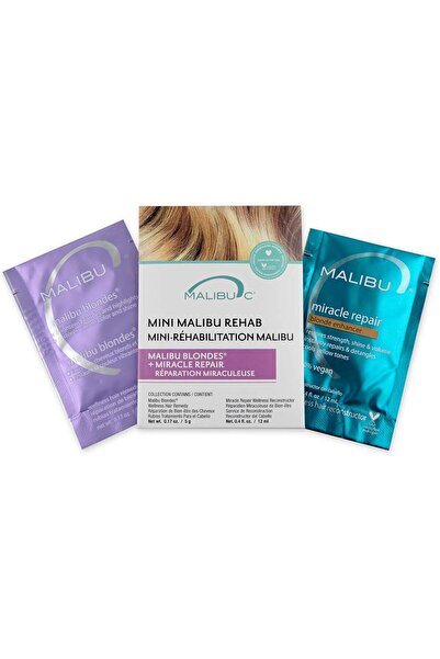 Malibu C ميني ريهاب ماليبو بلوندز، علاج الشعر بفيتامين كومبلكس