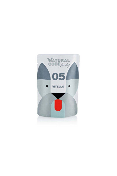 Natural Code 05 Veal Soft Jelly Wet Dog Food - 100G