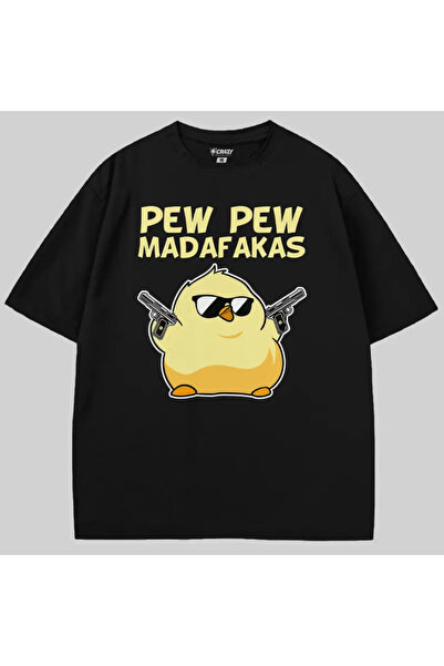 Crazy Pew Pew Madafakas Oversized T-Shirt