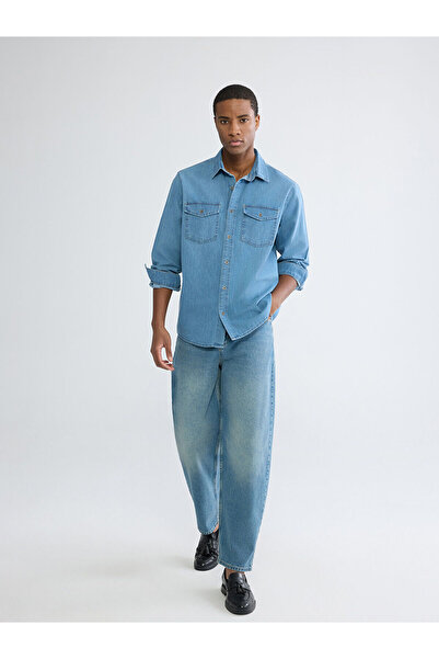 LC Waikiki Nevavm Balloon Fit Men's Jean Pants with Difference