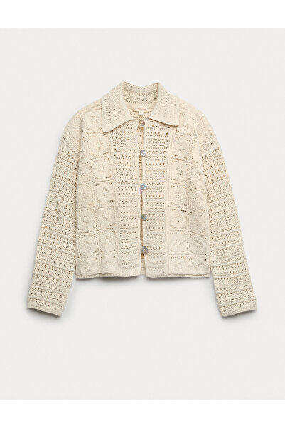 Marks & Spencer Örgü Detaylı Hırka