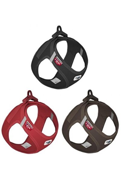 Curli Vest Harness with Clasp Softshell for Dogs - RED/XXS