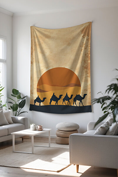 Charmbi Tapiserie islamică decorativă cu design modern și colorat, plină de l...