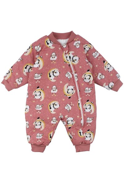 bebegen كيس نوم بنمط الباندا الوردي للفتيات 2.5 TOG