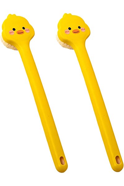 Arabest فرشاة استحمام على شكل بطة صفراء صغيرة، فرشاة تنظيف الظهر للاستحمام، ف...