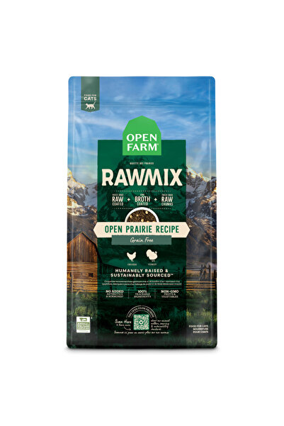 Open Farm طعام القطط الجاف RawMix Open Prairie Recipe - 1 كجم
