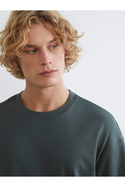 LC Waikiki Nevavm Differential Oval Collar Men's T-Shirt
