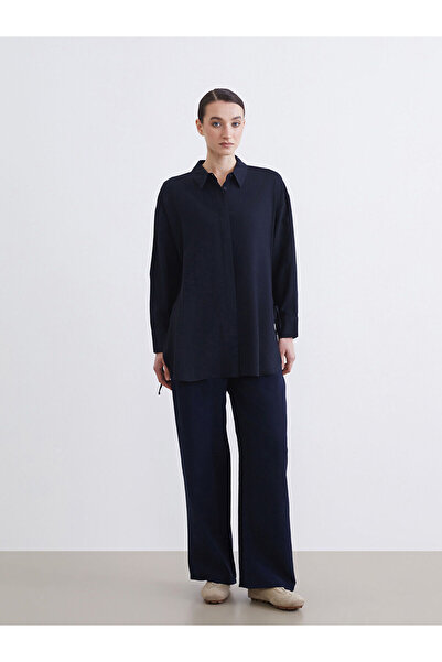 LC Waikiki Wide Leg Women's Trousers with Elastic Waist (S6)