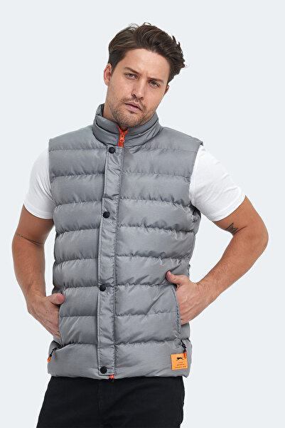 Slazenger Helen Men's Inflatable Stone Gray Vest