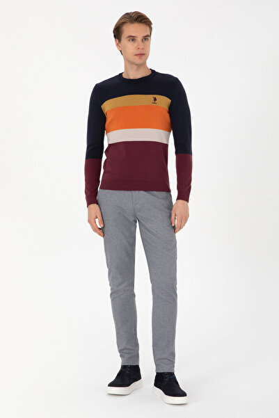 U.S. Polo Assn. Men's Cobalt Canvas Trousers 50309900-Vr032