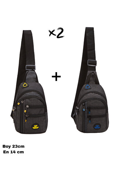 Unisex Su Geçirmez Kulaklık Usb Çıkışlı Çapraz Askılı Çanta Bel Omuz Ve Göğüs Çanta Günlük Bodybag