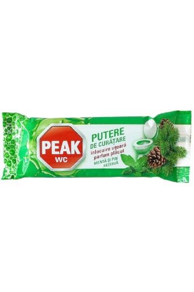 Peak WC Set 8 x Rezerva Wc Peak Putere de Actiune Menta & Pin, 40 g
