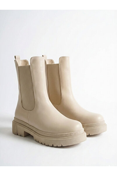 luvee Kalın Tabanlı Kadın Chelsea Günlük Bot