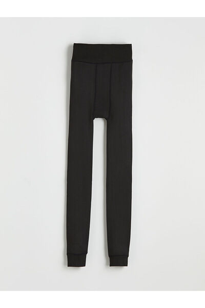 LC Waikiki Colanți de damă Özmarka Yeni Sezon cu talie elastică și interior c...