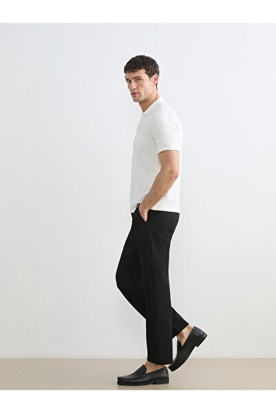LC Waikiki Nevavm Men's Regular Fit Trousers with Elastic Waist and Pockets