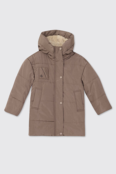 Panço Kız Çocuk Vizon Mont