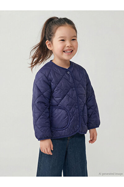 LC Waikiki Παλτό για κορίτσια με καπιτονέ σχέδιο με λαιμόκοψη