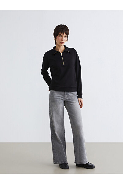 LC Waikiki Gray Wideleg Women's Jean Pants