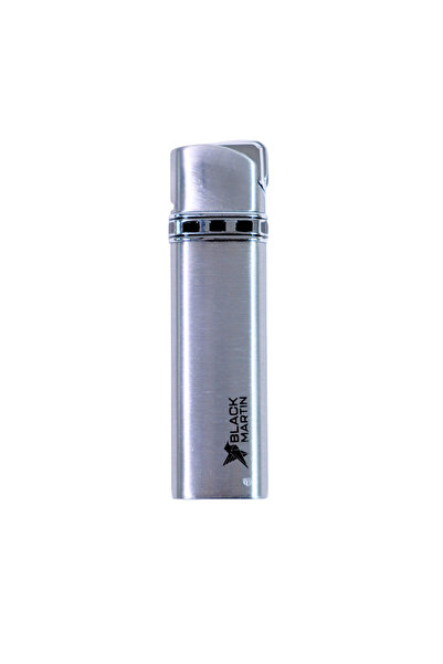 Black Martin Tek Torch Çakmak Gümüş BM168