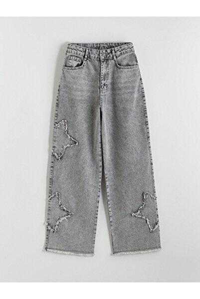 LC Waikiki Mixed Wideleg Girls' Jeans