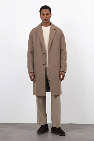 Antioch Beige Relax Fit Men's Coat